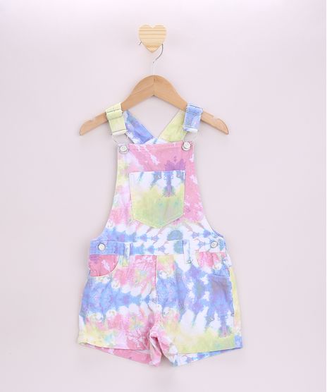 Jardineira-de-Sarja-Infantil-Estampado-Tie-Dye-com-Bolsos-Multicor-9959124-Multicor_1