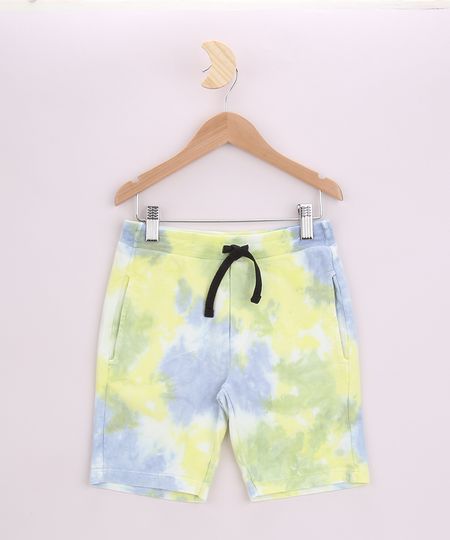Bermuda-em-Moletom-Infantil-Estampada-Tie-Dye-com-Cordao-e-Bolsos-Multicor-9962495-Multicor_1