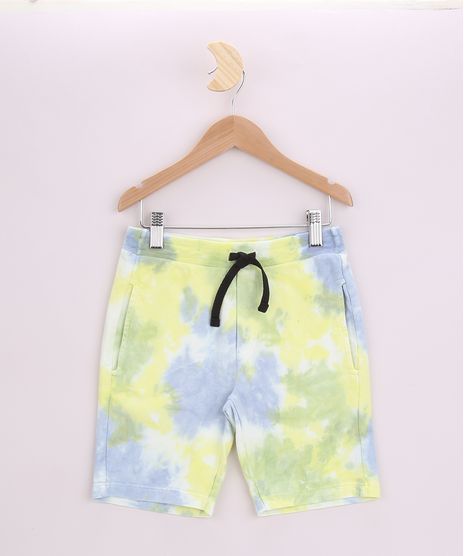 Bermuda-em-Moletom-Infantil-Estampada-Tie-Dye-com-Cordao-e-Bolsos-Multicor-9962495-Multicor_1