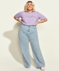 Calca-Jeans-Feminina-Plus-Size-Mindset-Obvious-Wide-Reta-Cintura-Super-Alta-com-Bordado--Self-Love--Azul-Claro-9974752-Azul_Claro_2