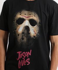 Camiseta-Masculina--Jason-Lives--Manga-Curta-Gola-Careca-Preta-9959805-Preto_2