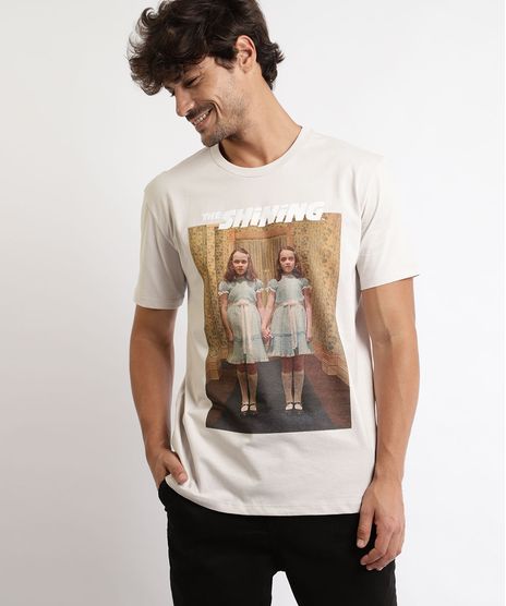 Camiseta-Masculina-O-Iluminado-Manga-Curta-Gola-Careca-Bege-9959817-Bege_1