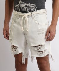 Bermuda-Jeans-Masculina-Reta-Destroyed-com-Bolsos-e-Cadarco-Azul-Claro-9965985-Azul_Claro_1