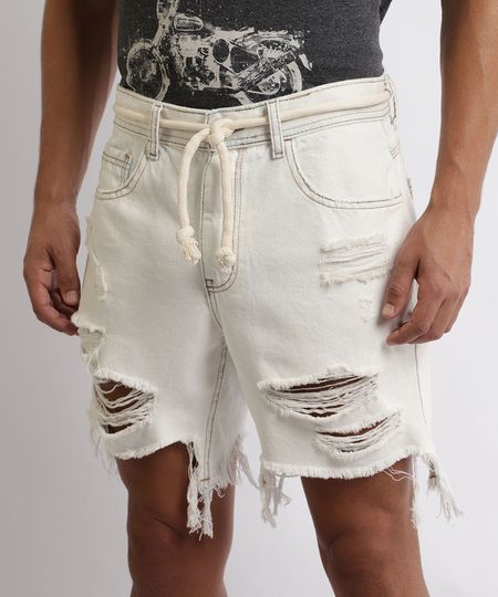Bermuda-Jeans-Masculina-Reta-Destroyed-com-Bolsos-e-Cadarco-Azul-Claro-9965985-Azul_Claro_1