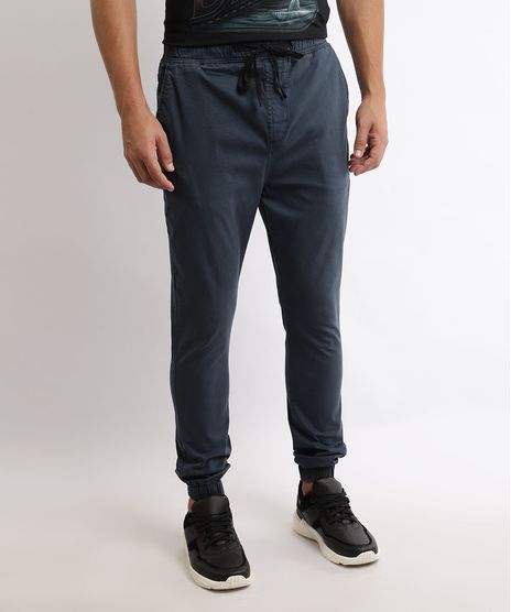 Calca-de-Sarja-Masculina-Jogger-Skinny-com-Bolsos-Azul-Marinho-9967646-Azul_Marinho_1