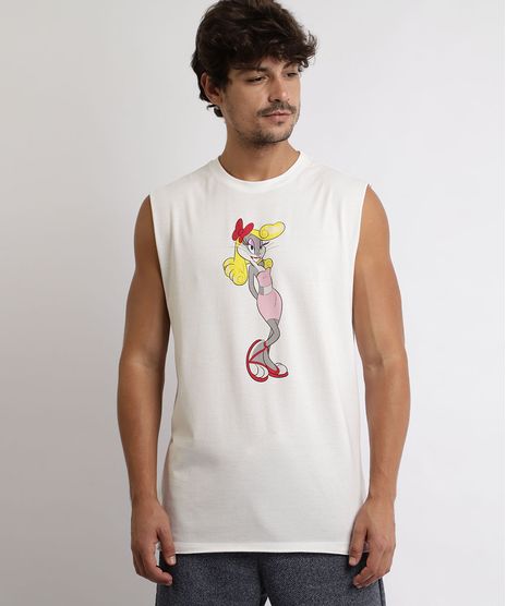 Regata-Masculina-Pernalonga-Coelhinha-Looney-Tunes-Gola-Careca-Off-White-9968143-Off_White_1