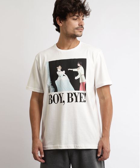 Camiseta-Masculina-Cinderela--BoyBye--Manga-Curta-Gola-Careca-Off-White-9959830-Off_White_1