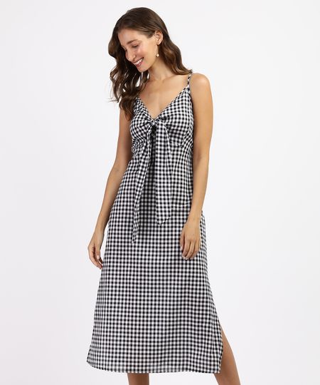Vestido-Feminino-Midi-Estampado-Xadrez-Vichy-com-Fendas-e-No-Alca-Fina-Preto-9960159-Preto_1 Vestido-Feminino-Midi-Estampado-Xadrez-Vichy-com-Fendas-e-No-Alca-Fina-Preto-9960159-Preto_1