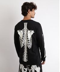 Camiseta-Masculina-Esqueleto-Manga-Longa-Gola-Careca-Preta-9963304-Preto_2