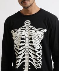Camiseta-Masculina-Esqueleto-Manga-Longa-Gola-Careca-Preta-9963304-Preto_4