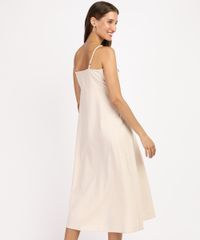 Vestido-Feminino-Midi-com-Linho-e-Botoes-Alca-Fina-Bege-Claro-9963797-Bege_Claro_2