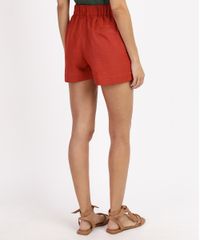 Short-Feminino-Cintura-Super-Alta-Alfaiatado-com-Linho-Cobre-9870946-Cobre_2