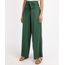 Calca-Feminina-Pantalona-Cintura-Alta-com-Amarracao-Verde-Escuro-9948266-Verde_Escuro_1