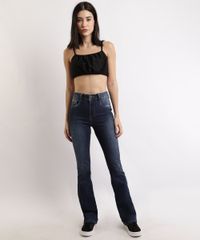 Top-Cropped-Feminino-Acetinado-com-Franzidos-Alca-Fina-Decote-Reto-Preto-9957491-Preto_3