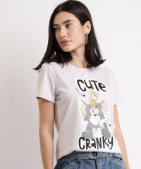 Blusa-Feminina-Tom-e-Jerry--Cute-Cranky--Manga-Curta-Decote-Redondo-Lilas-9967445-Lilas_1