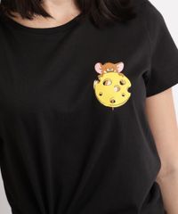 Blusa-Feminina-Tom-e-Jerry-Manga-Curta-Decote-Redondo-Preta-9967448-Preto_2