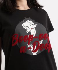 Blusa-Feminina-Betty-Boop-Flocada-Manga-Curta-Decote-Redondo-Preta-9967637-Preto_2