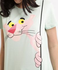 Blusa-Feminina-Pantera-Cor-de-Rosa-Manga-Curta-Decote-Redondo-Verde-Claro-9964404-Verde_Claro_2 Blusa-Feminina-Pantera-Cor-de-Rosa-Manga-Curta-Decote-Redondo-Verde-Claro-9964404-Verde_Claro_2