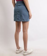 Saia-Jeans-Feminina-Curta-com-Recortes-e-Ziper-de-Argola-Azul-Medio-9964624-Azul_Medio_2