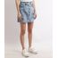 Saia-Jeans-Feminina-Curta-Marmorizada-com-Recortes-e-Botoes-Azul-Claro-9965901-Azul_Claro_1