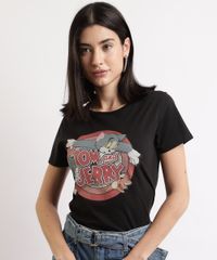 Blusa-Feminina-Tom-e-Jerry-Manga-Curta-Decote-Redondo-Preta-9967446-Preto_1