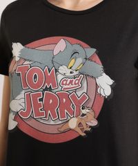 Blusa-Feminina-Tom-e-Jerry-Manga-Curta-Decote-Redondo-Preta-9967446-Preto_2