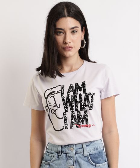 Blusa-Feminina-Popeye-Flocada-Manga-Curta-Decote-Redondo-Lilas-9967626-Lilas_1