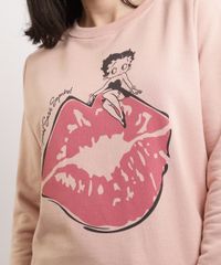 Blusao-de-Moletom-Feminino-Betty-Boop-Decote-Redondo-Rose-9967640-Rose_2