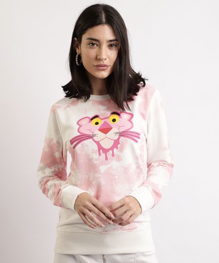 Blusao-de-Moletom-Feminino-Pantera-Cor-de-Rosa-Estampado-Tie-Dye-Decote-Redondo-Rosa-9964583-Rosa_1 Blusao-de-Moletom-Feminino-Pantera-Cor-de-Rosa-Estampado-Tie-Dye-Decote-Redondo-Rosa-9964583-Rosa_1