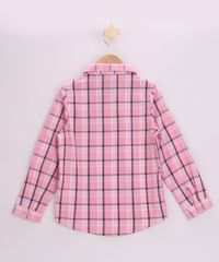Camisa-Infantil-Estampada-Xadrez-com-Bolso-Manga-Longa-Rosa-9818714-Rosa_2