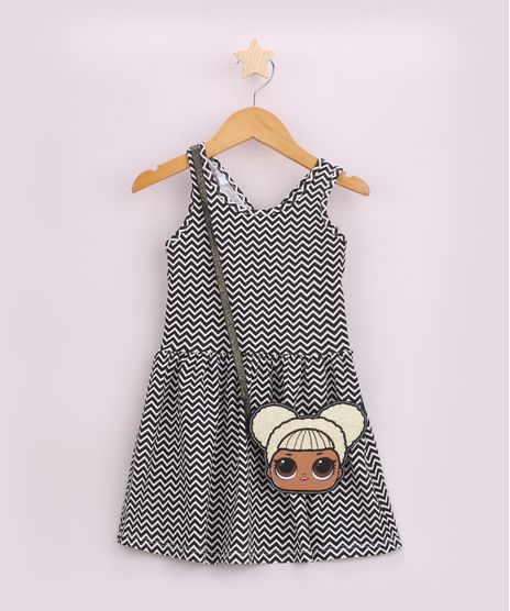 Vestido-Infantil-LOL-Surprise-Estampado-Chevron-Alca-Larga-com-Bolsinha-Preto-9956096-Preto_1