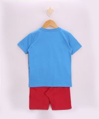 Conjunto-Infantil-Homem-Aranha-de-Camiseta-Manga-Curta-azul---Bermuda-Vermelho-9956711-Vermelho_2