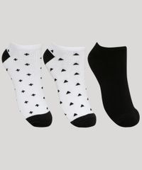 Kit-de-3-Meias-Feminino-Estampado-Geometrico-Cano-Baixo-Multicor-9961798-Multicor_1