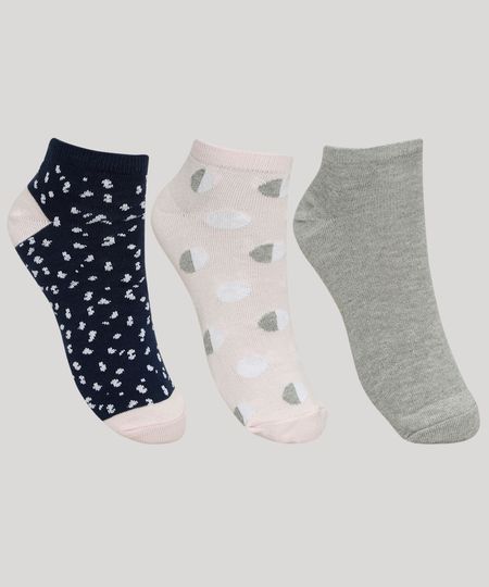 Kit-de-3-Meias-Feminino-Estampado-Poa-e-Flores-Cano-Medio-Multicor-9961803-Multicor_1