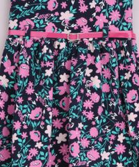 Vestido-Infantil-Estampado-Floral-Manga-Curta-com-Cinto-Azul-Marinho-9963724-Azul_Marinho_3