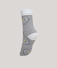 Meia-Feminina-Estampada-Listrada-e-de-Margaridas-Cano-Alto-Branca-9965152-Branco_2