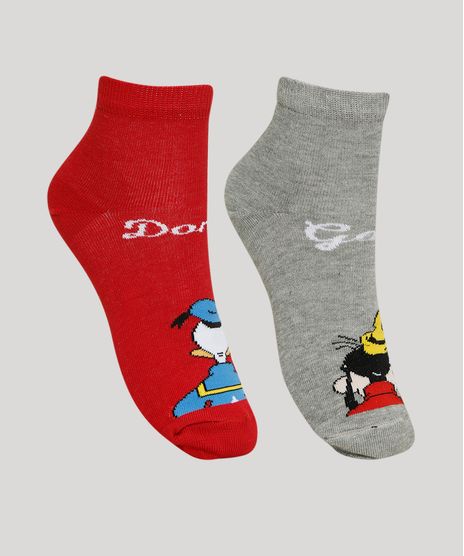 Kit-de-2-Meias-Feminino-Turma-do-Mickey-Cano-Medio-Multicor-9965157-Multicor_1