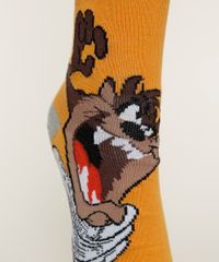Meia-Feminina-Tazmania-Cano-Alto-Laranja-9965160-Laranja_4