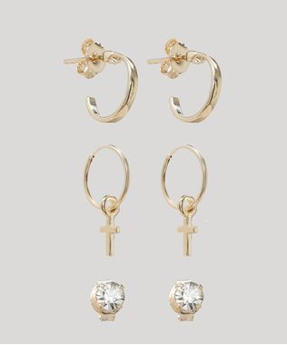 Kit-Feminino-de-3-Brincos-Folheados-Argola-Earcuff-e-Ponto-de-Luz-Dourado-9966587-Dourado_1