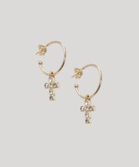 Brinco-Feminino-Folheado-Argola-com-Cruz-Dourado-9966589-Dourado_1
