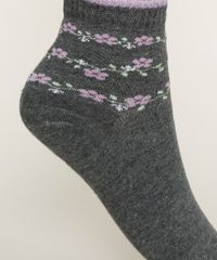 Kit-de-3-Meias-Feminino-Lupo-Estampado-de-Flores-Cano-Medio-Multicor-9968970-Multicor_4