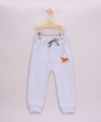 Calca-de-Moletom-Infantil-Dinossauro-com-Bolso-Canguru-Cinza-Mescla-Claro-9789309-Cinza_Mescla_Claro_1
