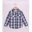 Camisa-Infantil-Estampada-Xadrez-com-Bolso-Manga-Longa-Preta-9818713-Preto_1