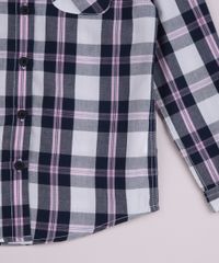 Camisa-Infantil-Estampada-Xadrez-com-Bolso-Manga-Longa-Preta-9818713-Preto_4