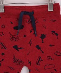 Calca-de-Moletom-Infantil-Estampada-de-Dinossauros-com-Cordao-Vermelha-9957223-Vermelho_4