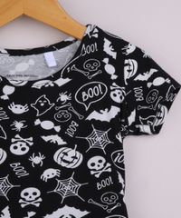 Vestido-Infantil-Estampado-Halloween-Manga-Curta-com-Faixa-para-Amarrar-Preto-9960044-Preto_3