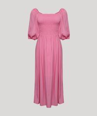 Vestido-Feminino-Mindset-Midi-com-Lastex-Manga-Bufante-Rosa-9967293-Rosa_5