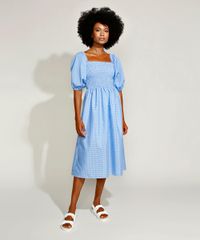 Vestido-Feminino-Mindset-Midi-Estampado-Xadrez-Vichy-com-Lastex-Manga-Bufante-Azul-Claro-9967303-Azul_Claro_3 Vestido-Feminino-Mindset-Midi-Estampado-Xadrez-Vichy-com-Lastex-Manga-Bufante-Azul-Claro-9967303-Azul_Claro_3