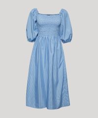 Vestido-Feminino-Mindset-Midi-Estampado-Xadrez-Vichy-com-Lastex-Manga-Bufante-Azul-Claro-9967303-Azul_Claro_5 Vestido-Feminino-Mindset-Midi-Estampado-Xadrez-Vichy-com-Lastex-Manga-Bufante-Azul-Claro-9967303-Azul_Claro_5