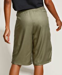 Bermuda-Feminina-Mindset-Cintura-Alta-Alfaiatada-com-Bolsos-Verde-Militar-9952923-Verde_Militar_2